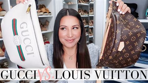 gucci or louis vuitton purse|lv belt vs Gucci.